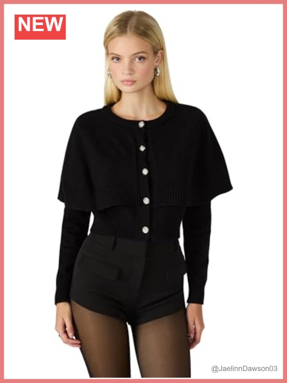 Steve Madden Gisselle Loose Fit Cardigan Sweater